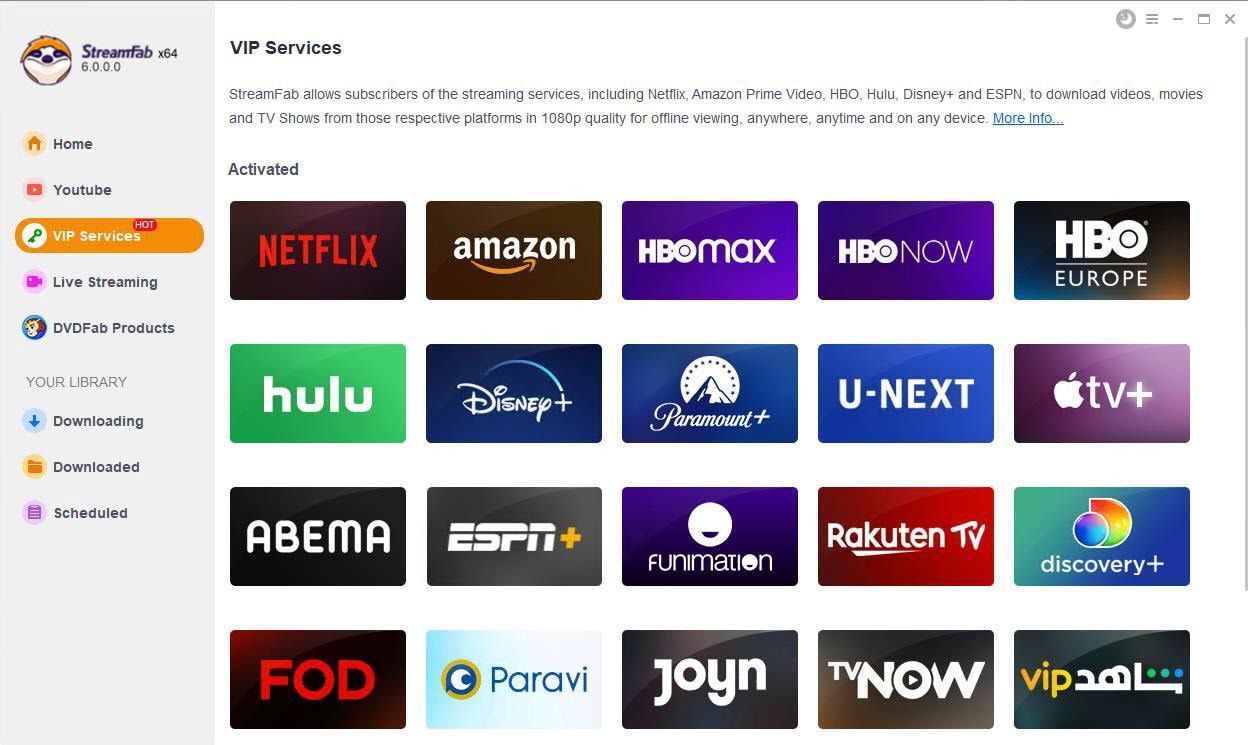 StreamFab Netflix Downloader starten