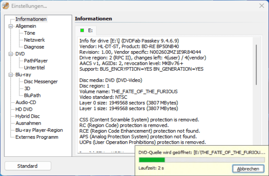 passkey for dvd guide 2