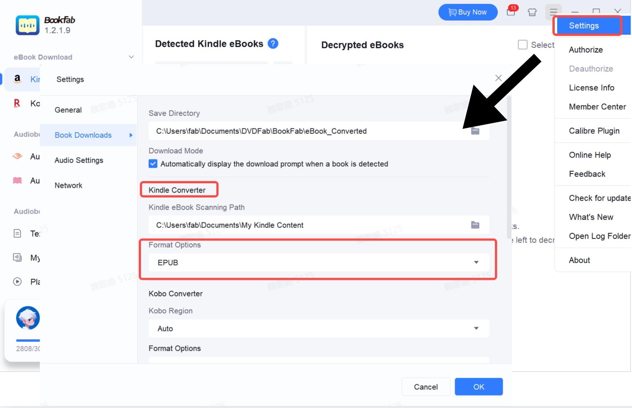 Convert Kindle Books to PDF Using BookFab