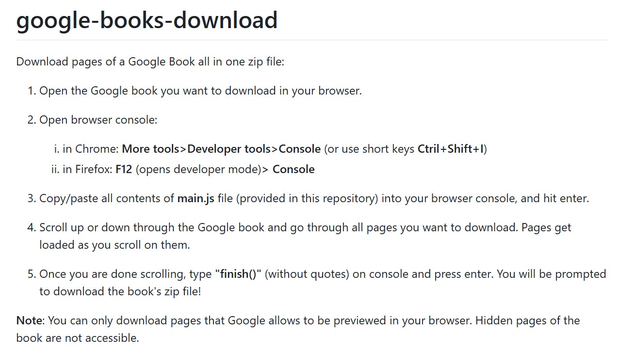 6 Best Free Google Books Downloaders: saeedeh/google-books-download