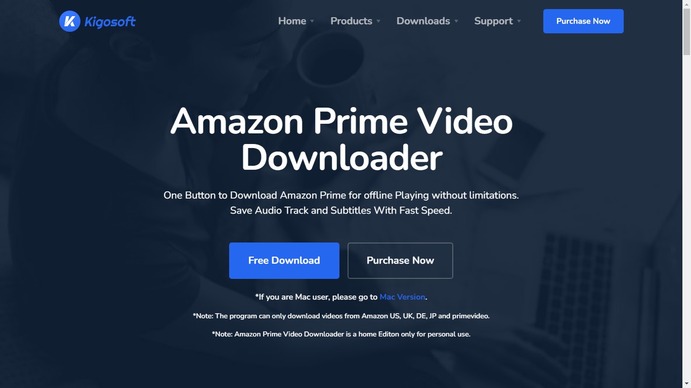 Amazon Prime Video Download mit dem Video Downloader: Kigo Amazon Prime Video Downloader