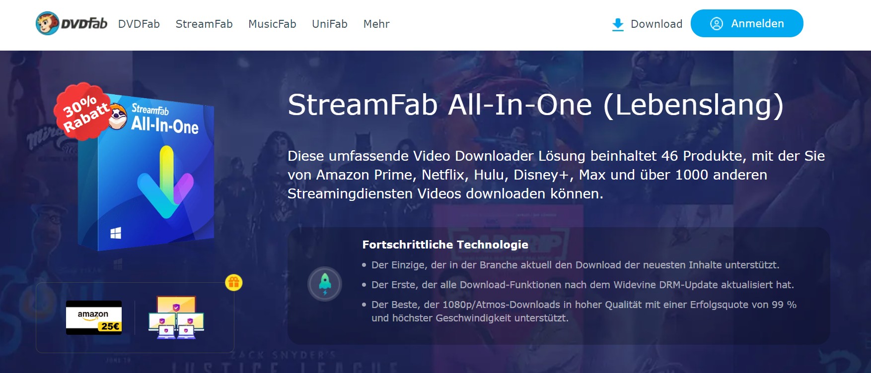 StreamFab All-In-One: Die beste Audials Alternative