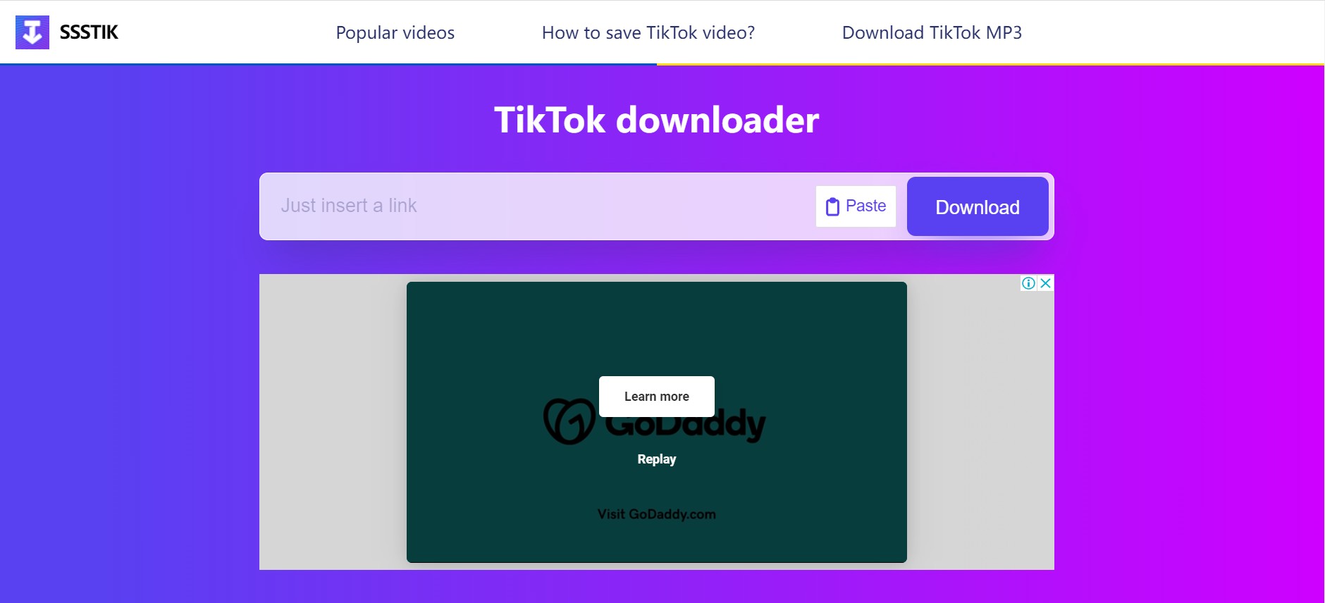 tiktok downloader:SSSTiK