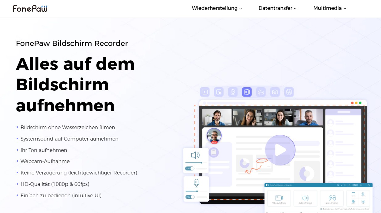 FonePaw Bildschirm Recorder