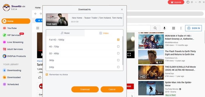 download embedded video chrome:Teil 1: StreamFab All-In-One