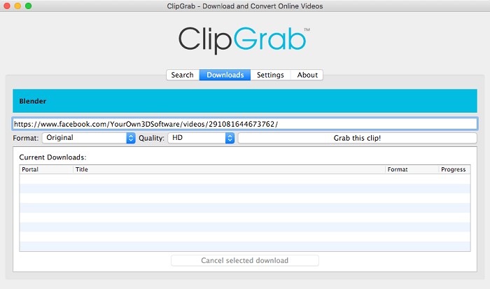 video downloader online:6. ClipGrab – Video Download Online