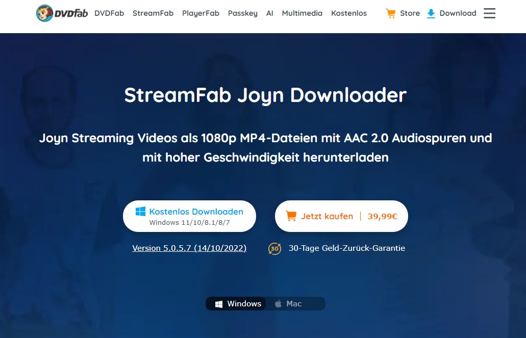 joyn fussball:StreamFab Joyn Downloader