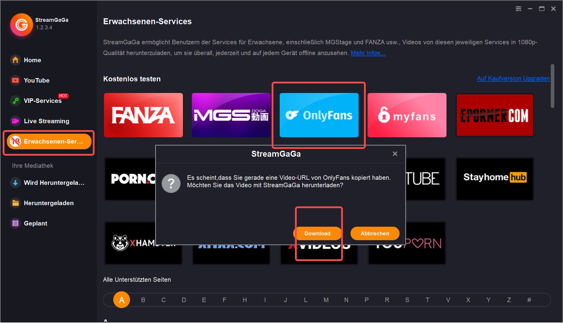 StreamGaGa OnlyFans Downloader