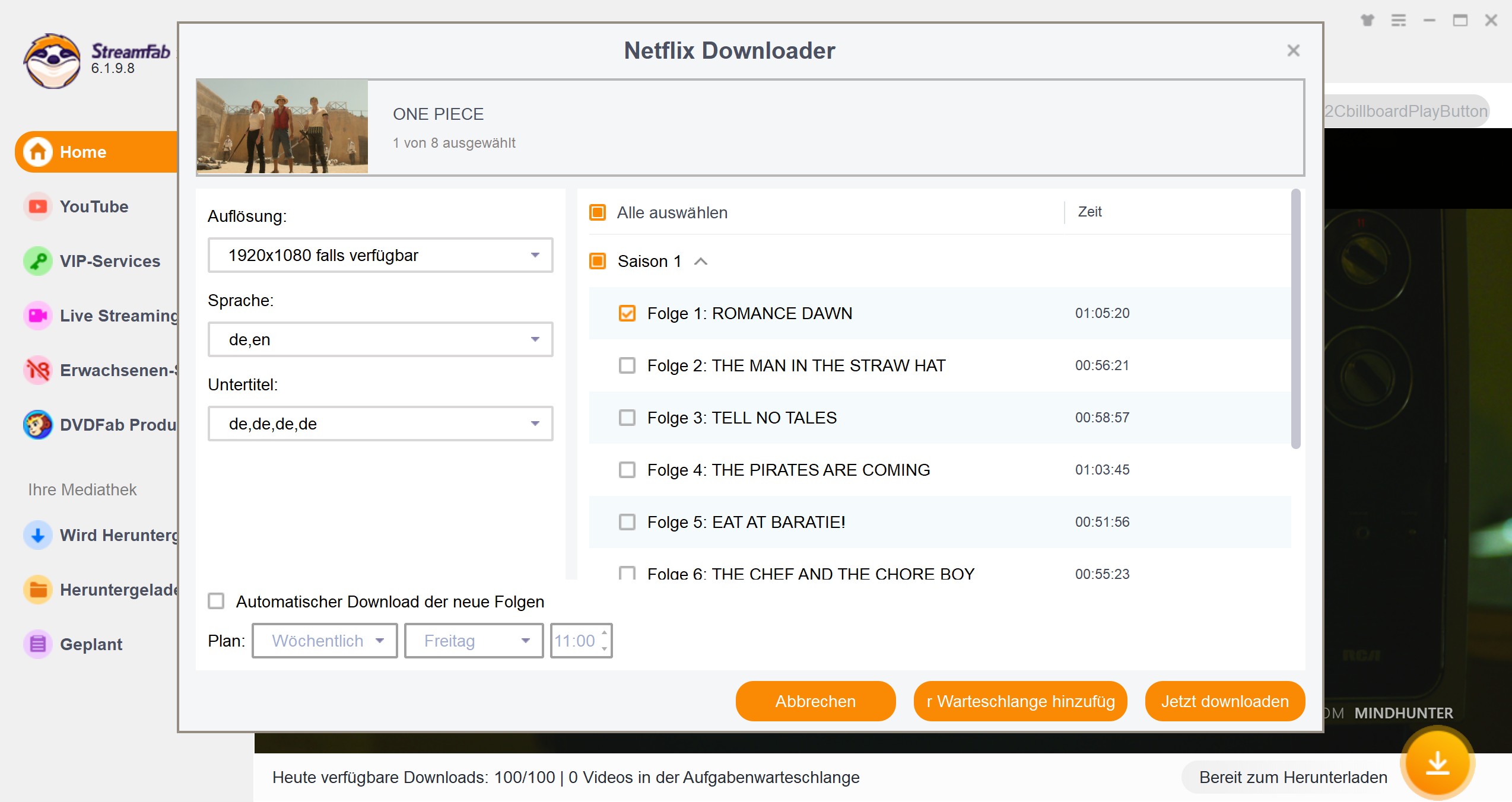 Wie lade ich Netflix 4K-Filme für die Offline-Anzeige herunter?