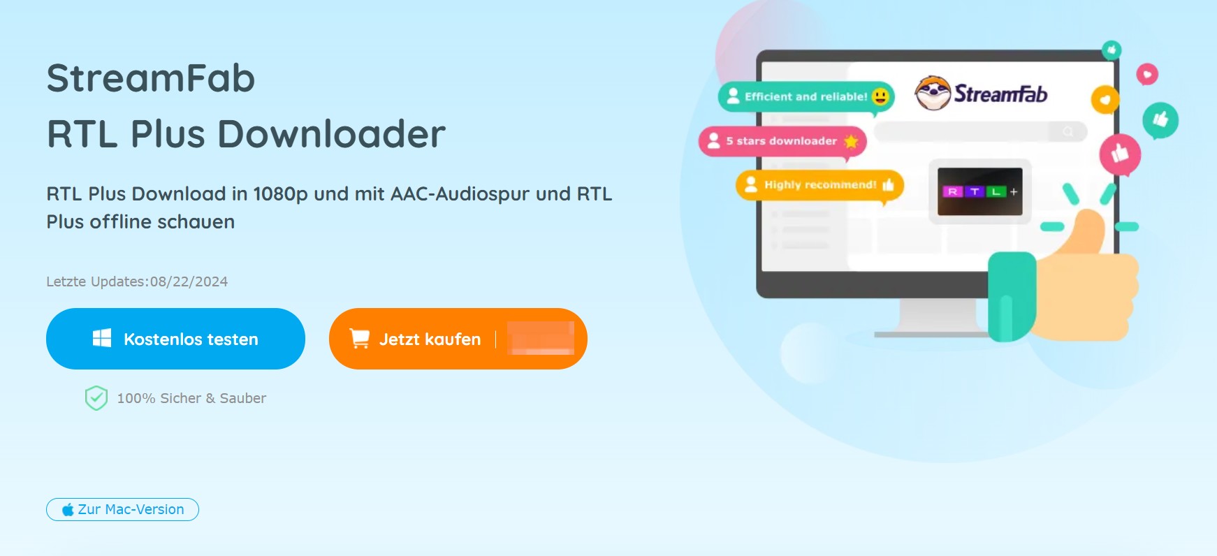 Beste Download-Software statt RTL Plus Video Aufnehmen