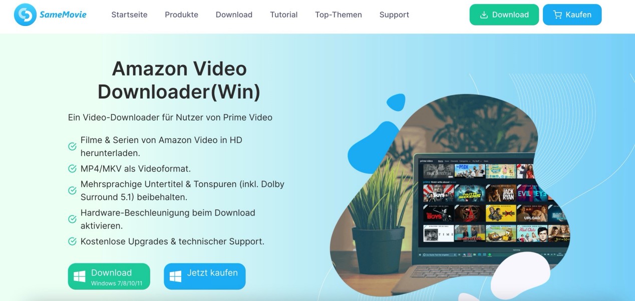 SameMovie Amazon Video Downloader Review – Ein umfassender Leitfaden