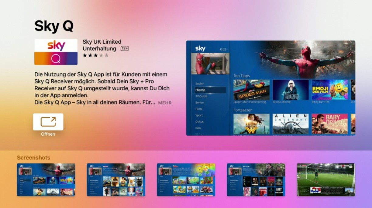 Sky Q über Apple TV verwenden: so geht´s