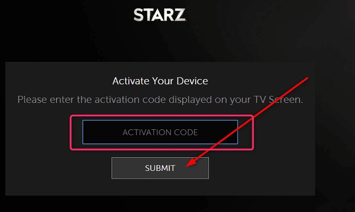 www.starz.com/activate: Aktivierungscode für Starz eingeben