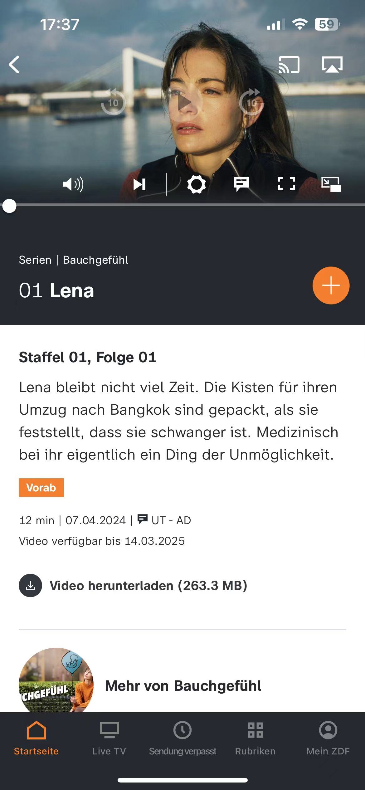 Ausführliche Schritte für Offline-Schauen in der ZDF Mediathek-APP