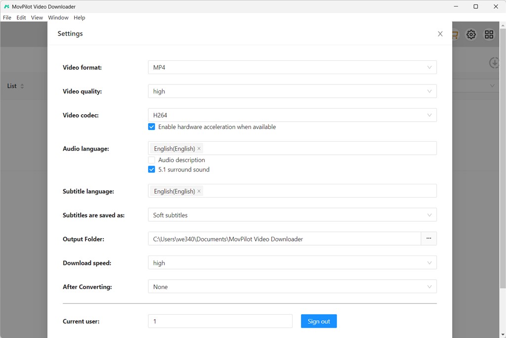 Guide de l'utilisateur pour MovPilot Téléchargeur vidéo tout-en-un