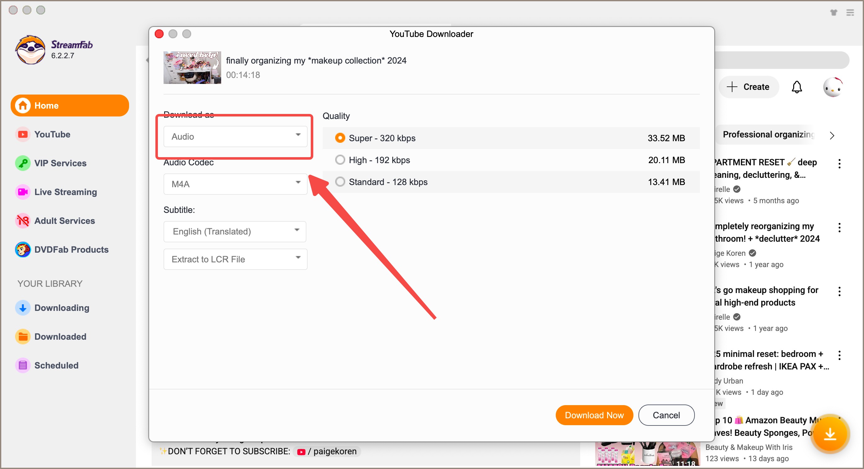 5 Multiple Ways For How to Download YouTube Videos On Mac: step 4 of streamfab