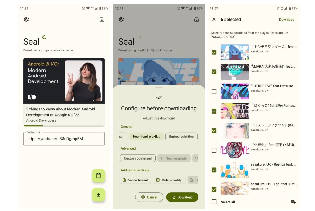 stream video downloader for Android: seal