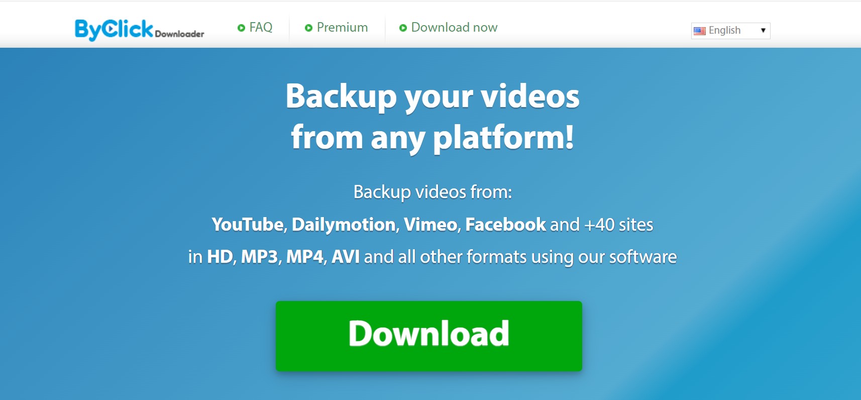 free video downloader for pc:6. By Click Downloader