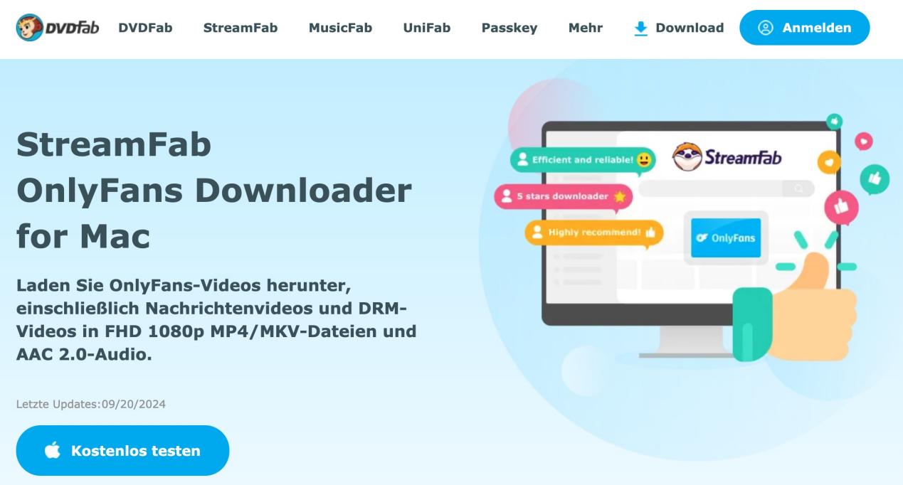 Bessere Alternative zum CleverGet OnlyFans Downloader: StreamFab OnlyFans Downloader