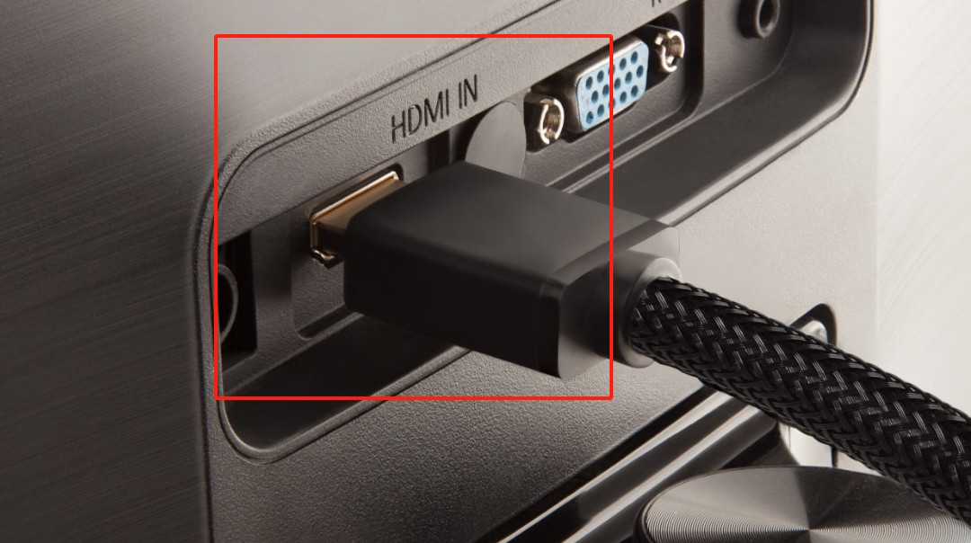 HDMI cable on TV