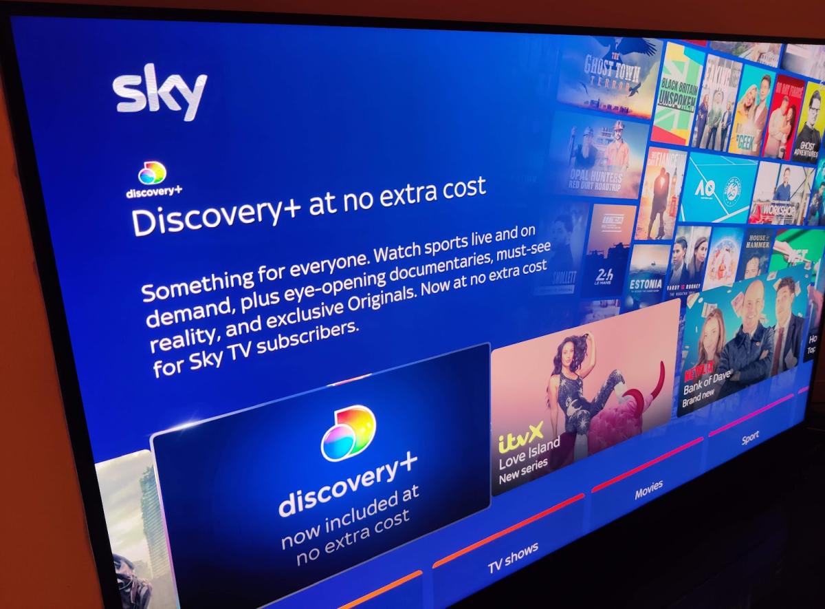 Steps of Discovery plus login with Sky activation