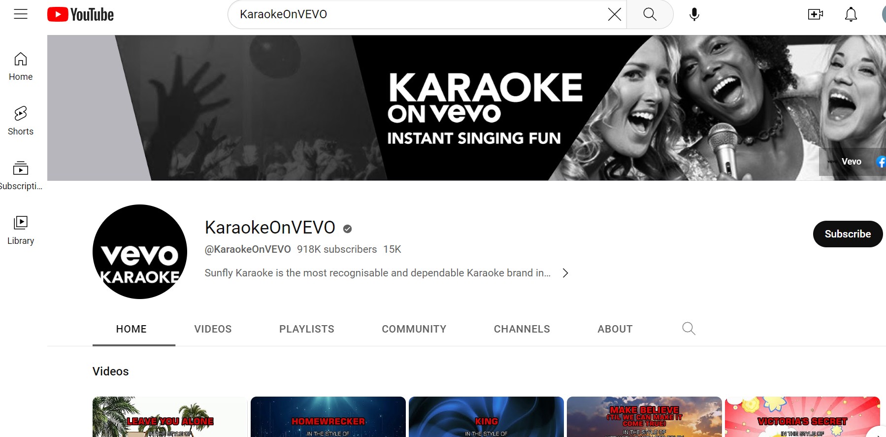 KaraokeOnVEVO