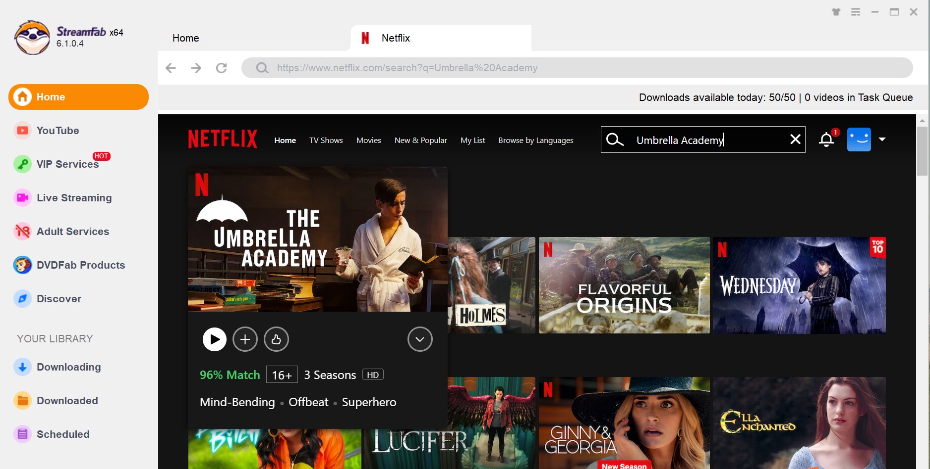 download The Umbrella Academy with StreamFab Netflix Downloader