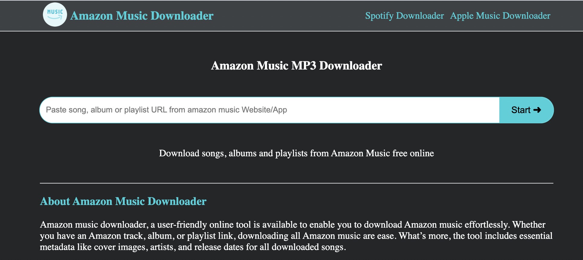 Amazon Music MP3 Downloader