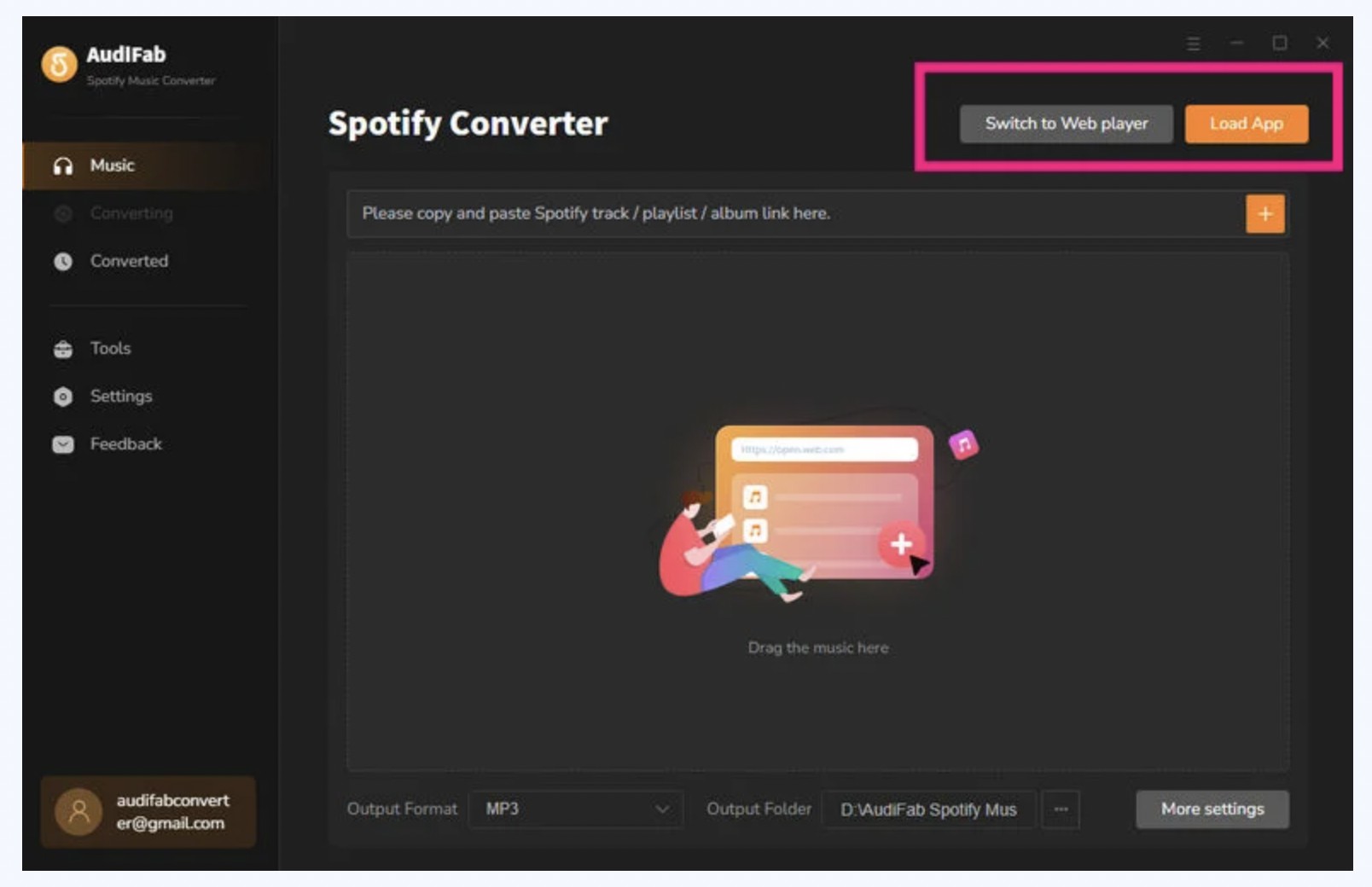 How to use AudiFab Spotify Music Converter