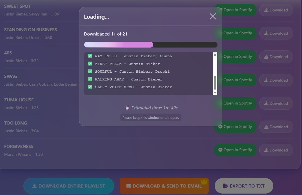 spotisavernet playlist to mp3
