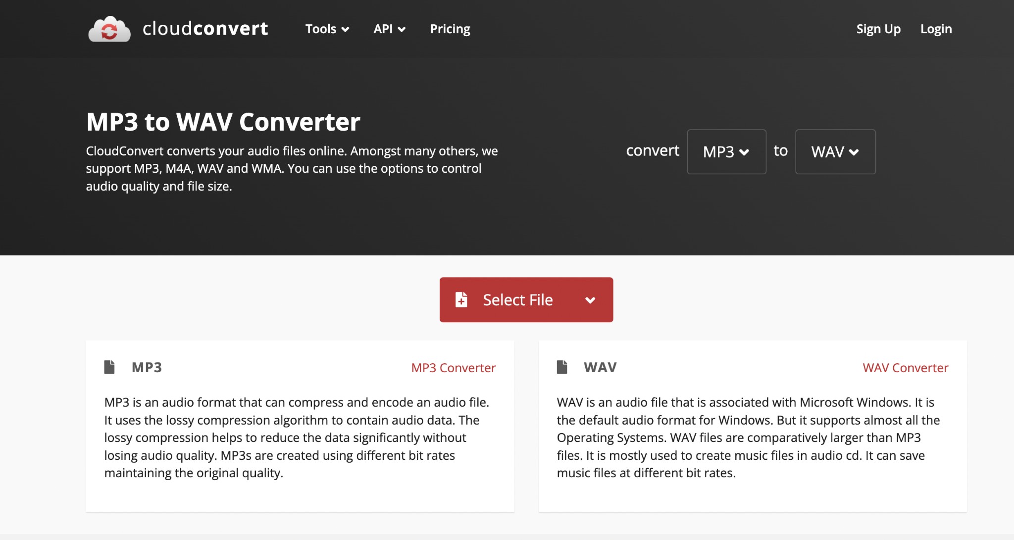 How to Convert Spotify to WAV with CloudConvert