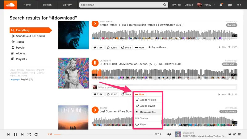 Download SoundCloud Songs Directly From Desktop (Browser)