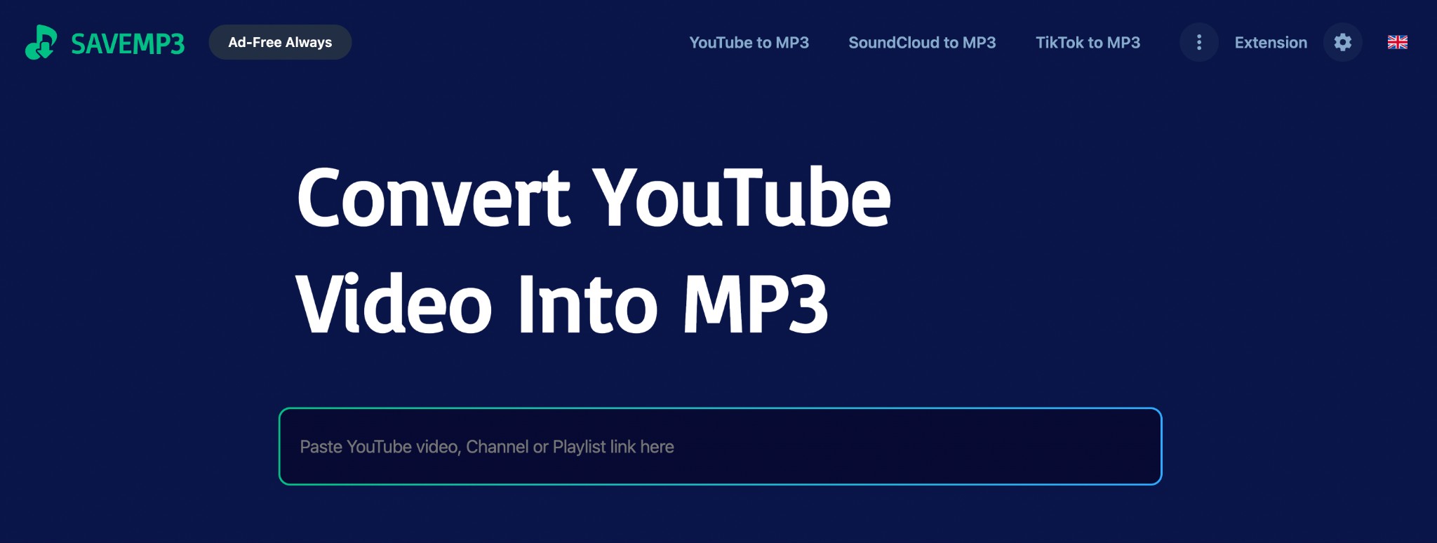 SAVEMP3: Multi-function Free YouTube Audio Ripper