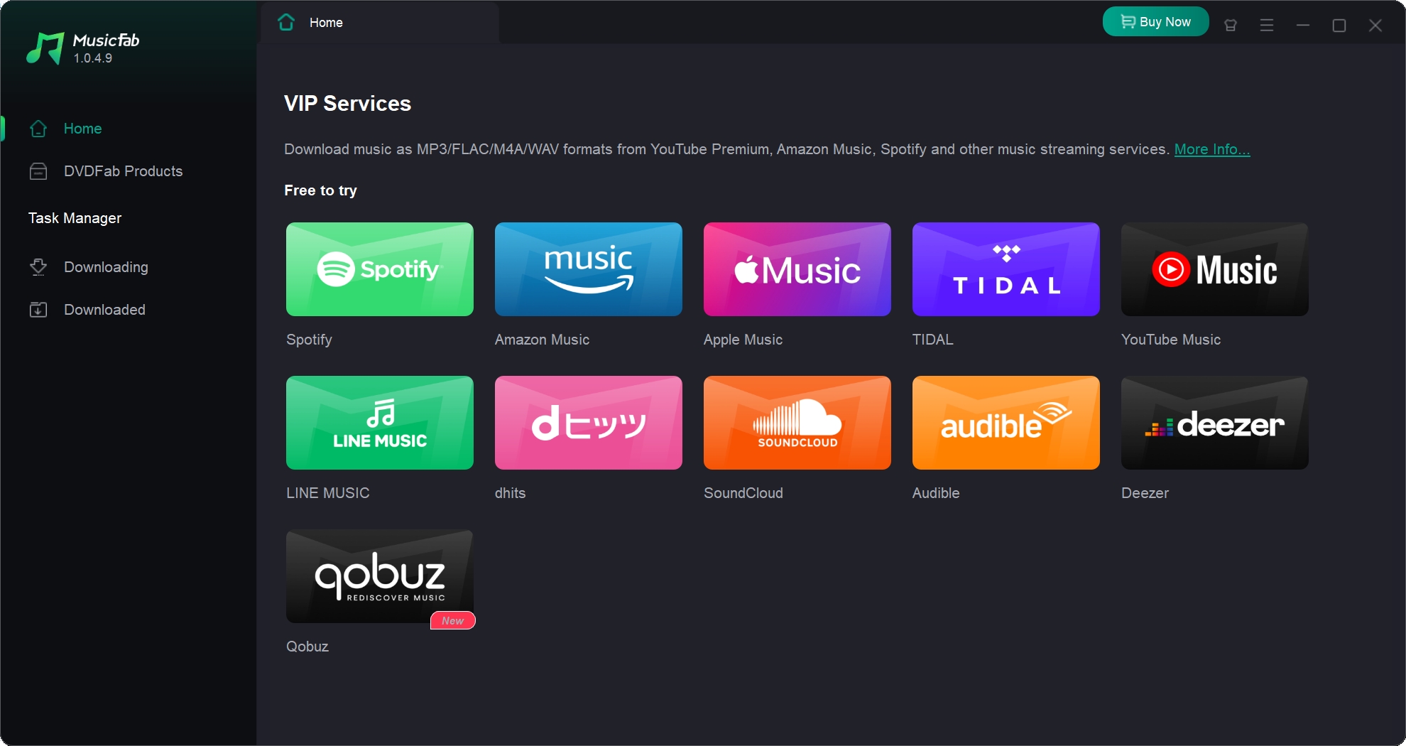 musicfab interface