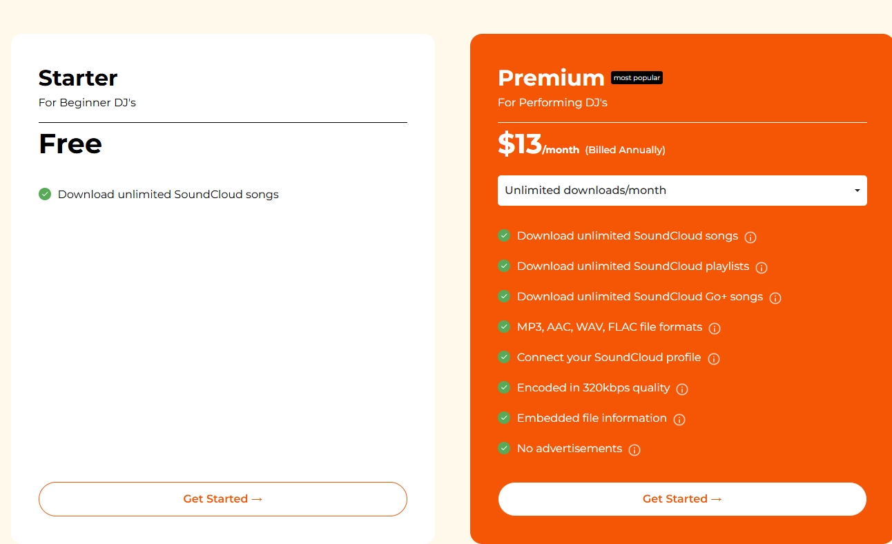 musicverter paid and free plans difference