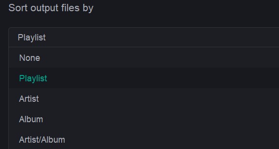 set output files in musicfab