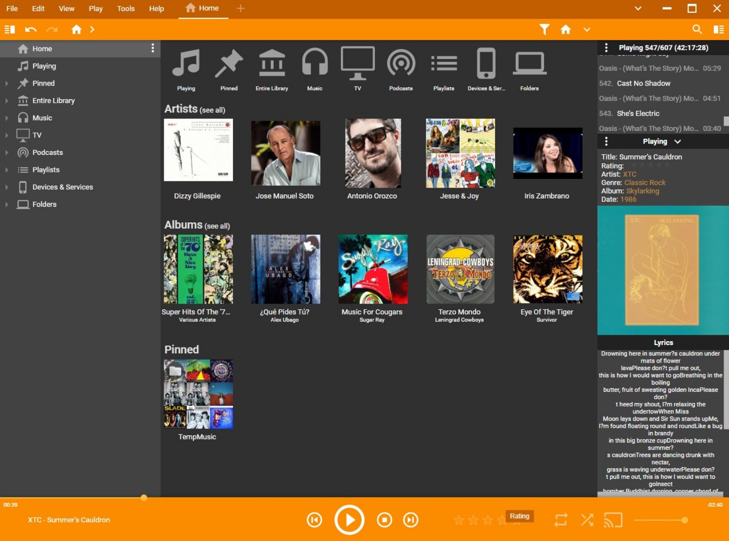 12 Free MP3 Players for windows and mac: MediaMonkey