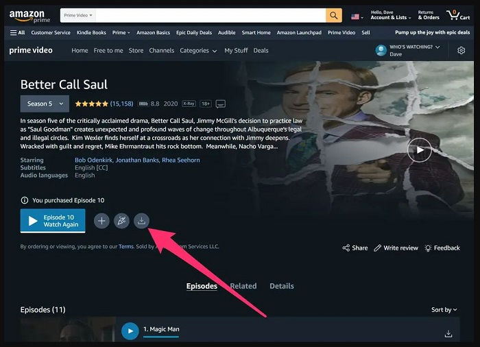 amazon movie rental:How To Download Movies And Shows On Amazon Prime Video?