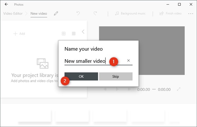 compress video files:Part 2: How to Compress Files on Windows 10 using the built-in Video Editor App?