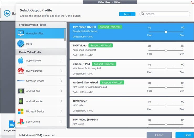 compress video files:2: VideoProc Video Compressor