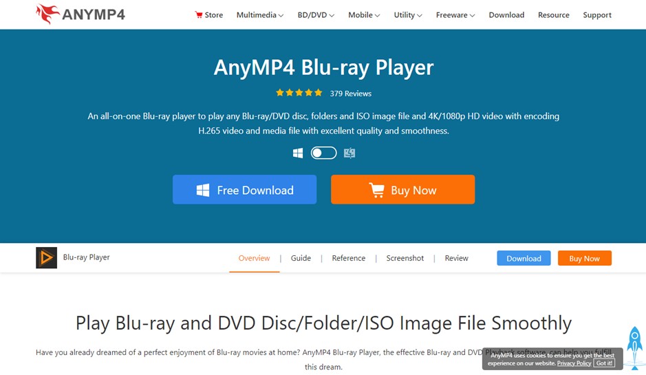 dav 轉 mp4:6. AnyMP4 Blu-ray Player