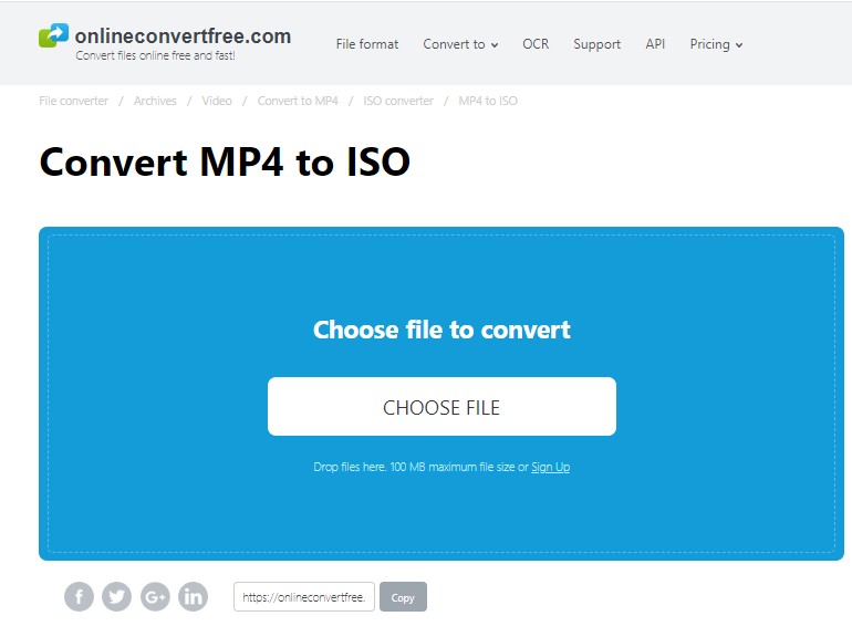 mp4 to iso converter online