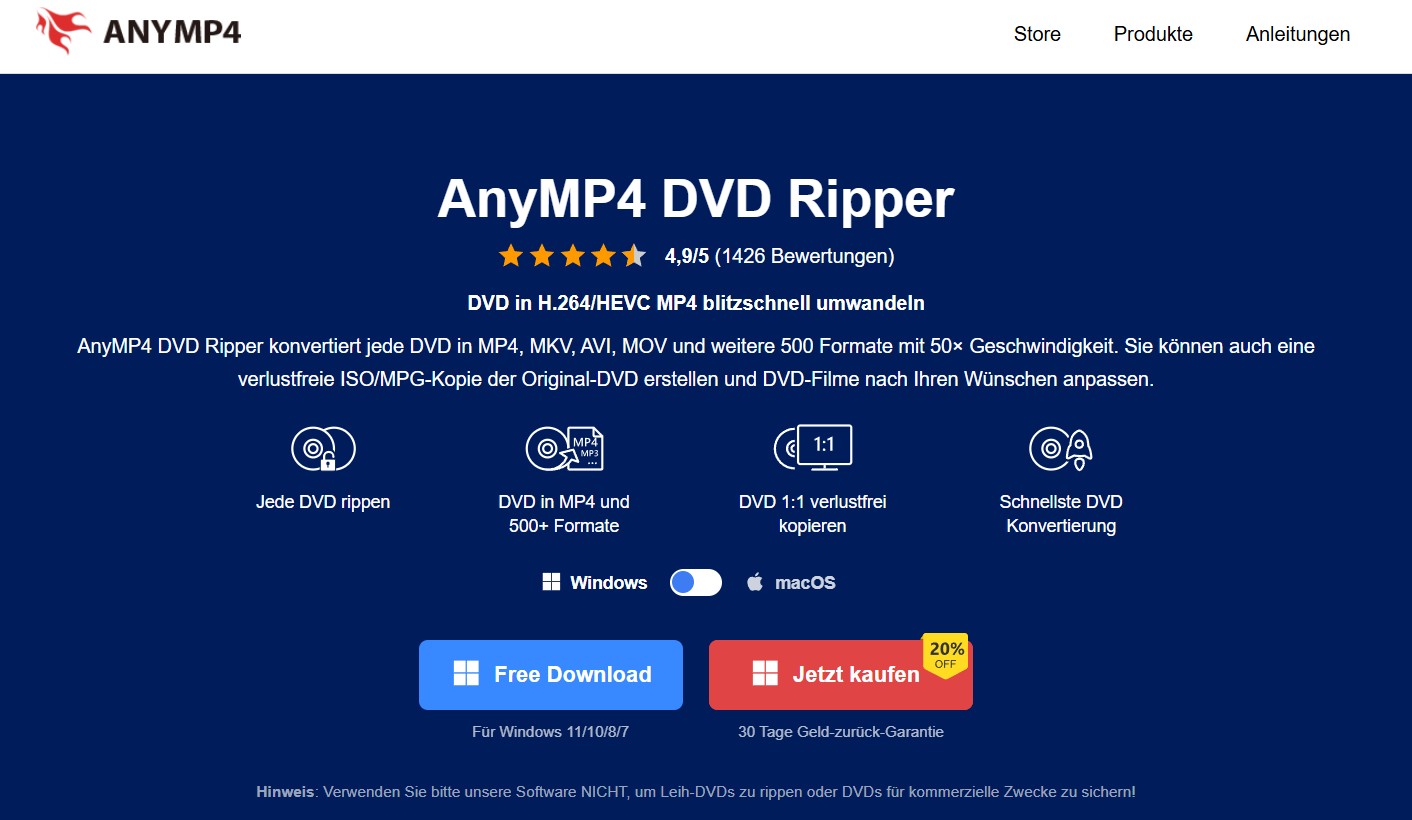 AnyMP4 DVD Ripper