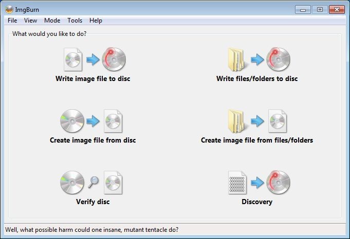 Alternative: DVD Image erstellen mit IMGBurn