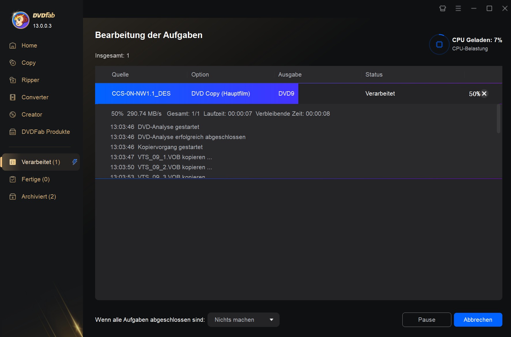 Wie benutzt man die DVDFab Blu ray Burning Software?