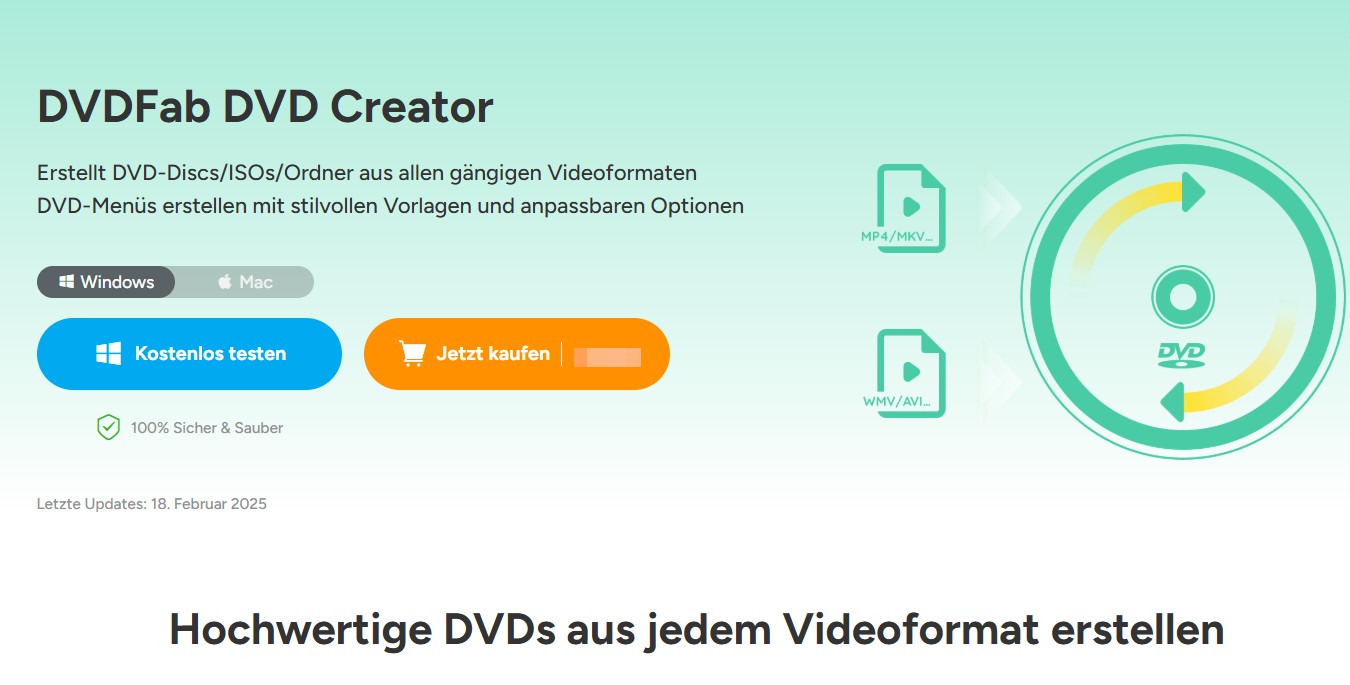 dvd brennen für dvd player mit DVDFab DVD Creator