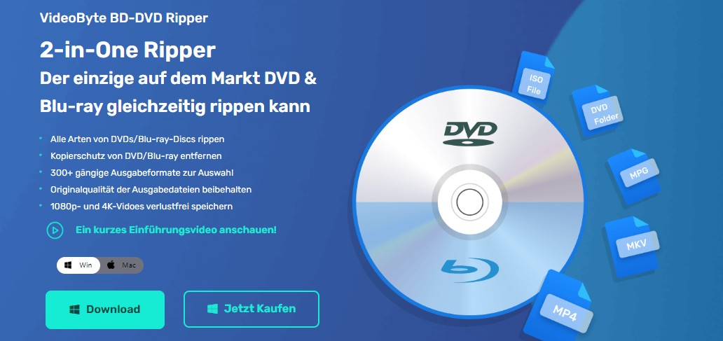 Videobyte BD DVD Ripper: Tatsächliche Erfahrung mit dieser Software