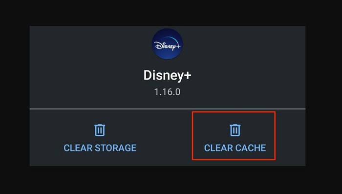 disney-plus-not-working:4. Clear Cache