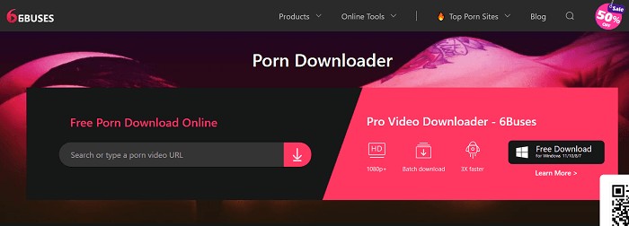 download xvideo free using 6Buses Downloader