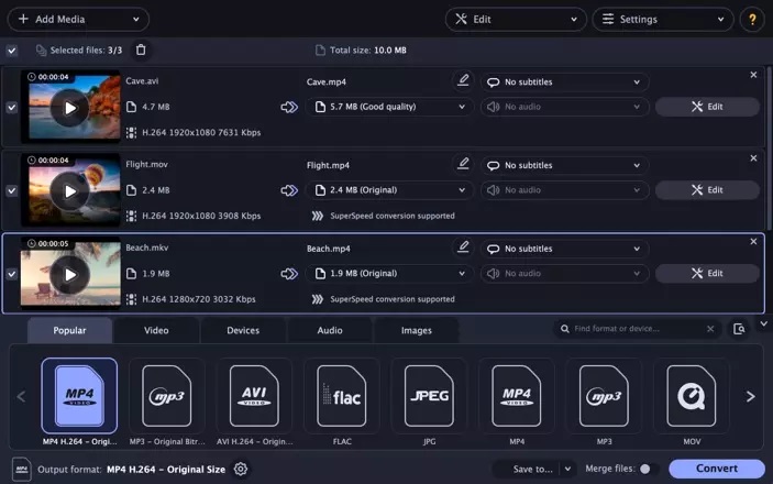 convertir dvd en avi avec movavi video converter